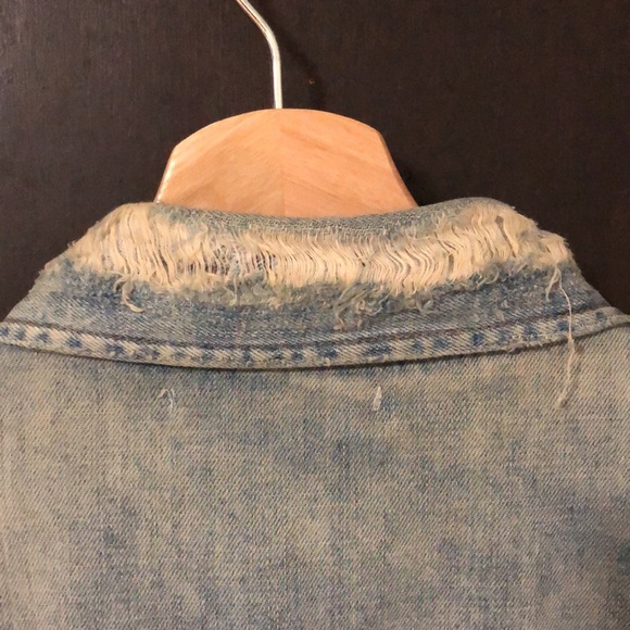 One Teaspoon distressed/western style denim shirt - Picture 6 of 9